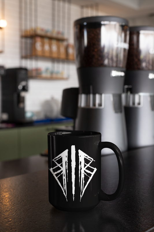 Bones In Black Logo mug