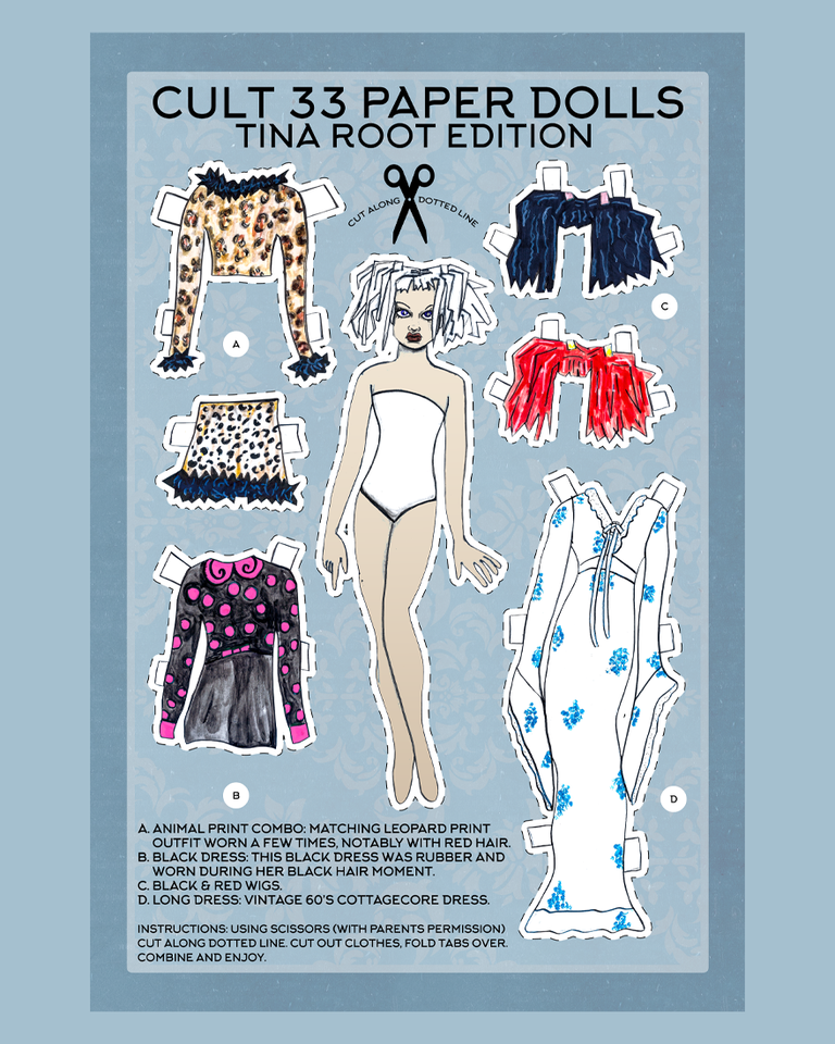 Tina Root Switchblade Symphony Paper Doll Poster