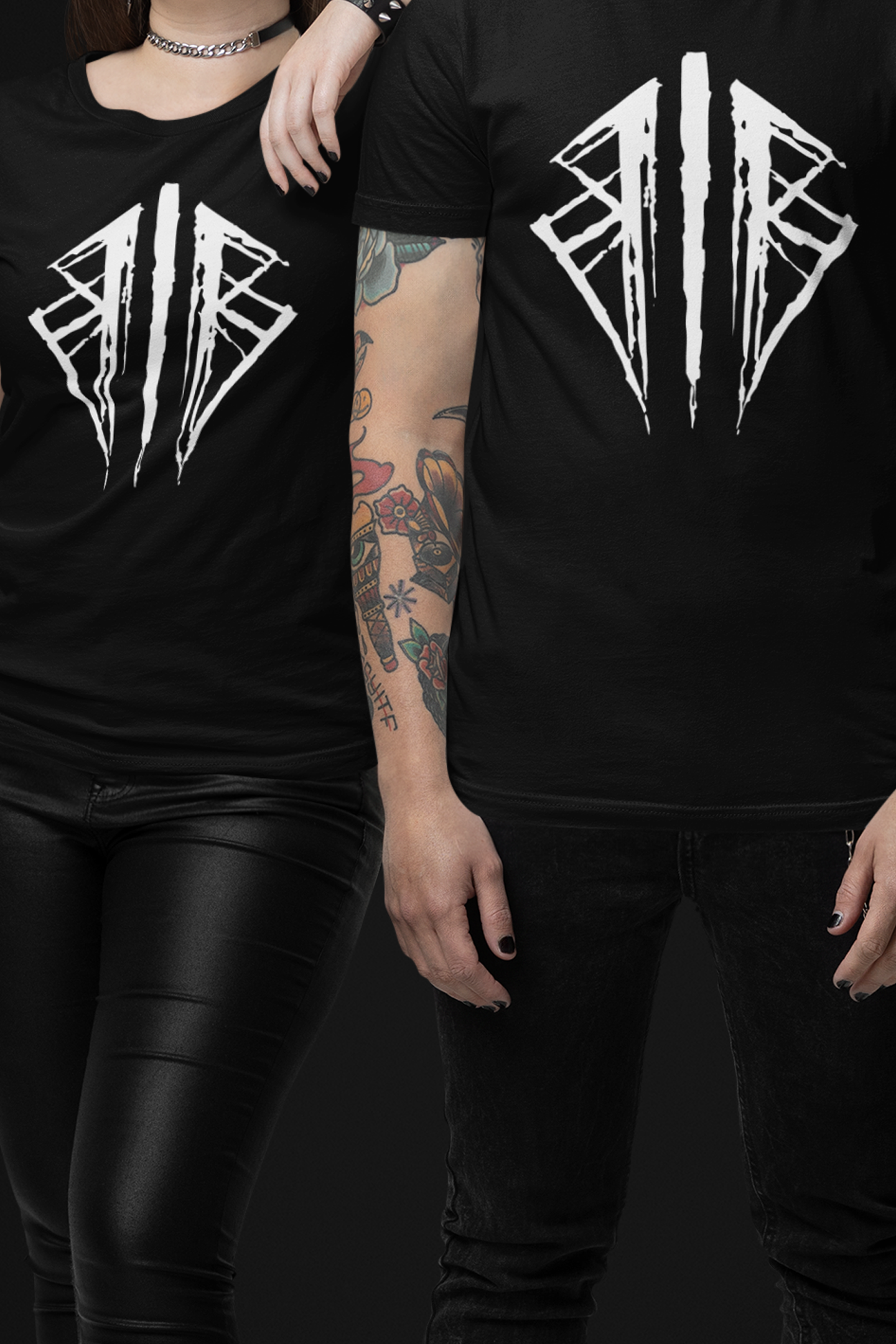 Bones In Black Logo Shirt