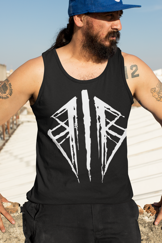 Bones In Black Unisex Jersey Tank