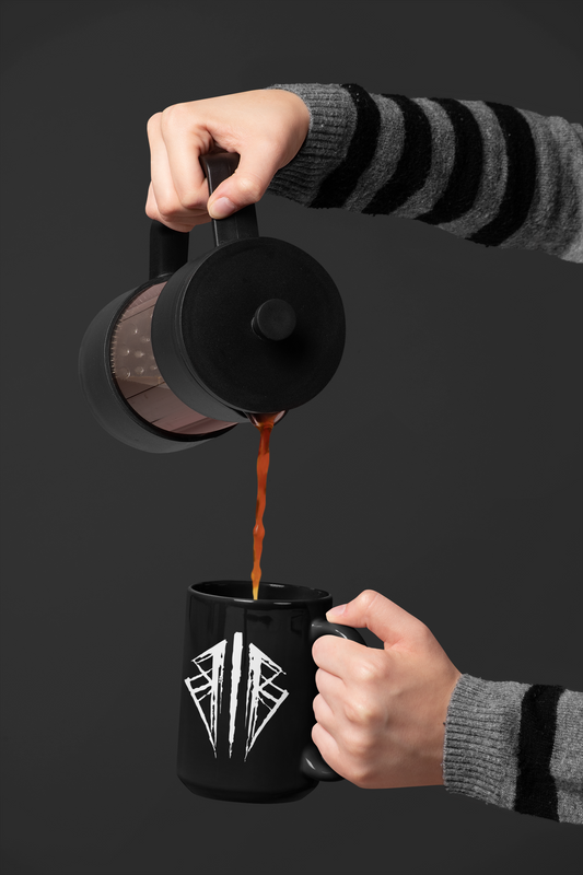 Bones In Black Logo mug