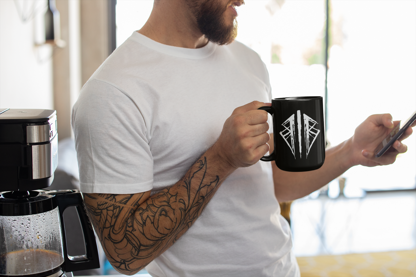 Bones In Black Logo Mug