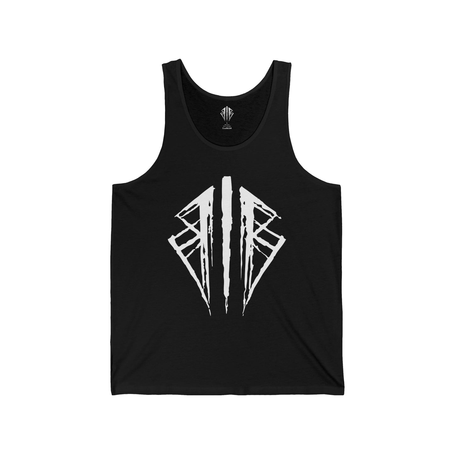 Bones In Black Unisex Jersey Tank
