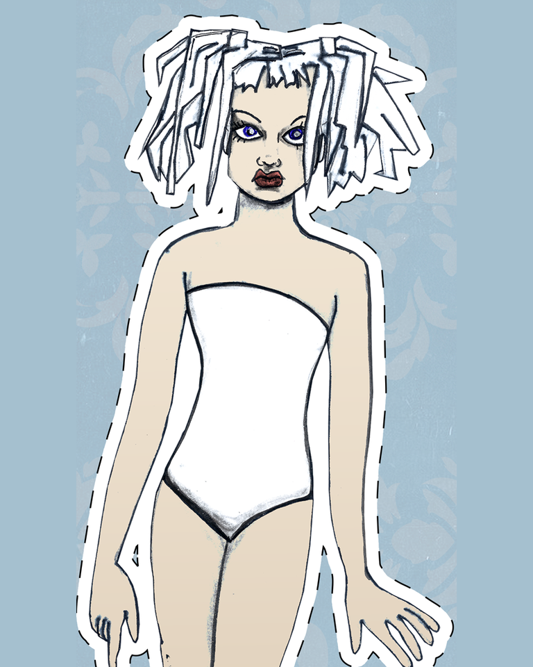 Tina Root Switchblade Symphony Paper Doll Poster